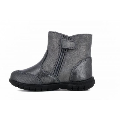 Bota de piel Pablosky niña piel gris mariposa Pa005652