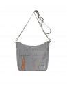 Bolso Binnari Bandolera gris mujer en rebajas Cnp19713