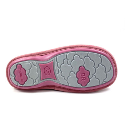 Biorelax zapatilla de casa cerrada con velcro para mujer - Bio4620