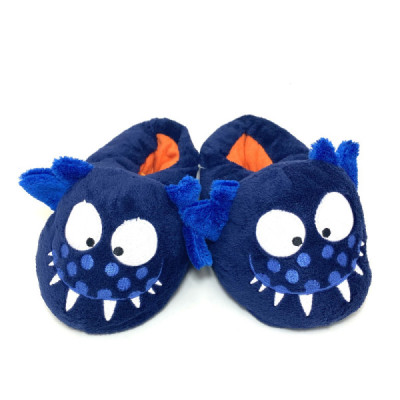 Isotoner zapatilla peluche niño monstruo azul Iso67251