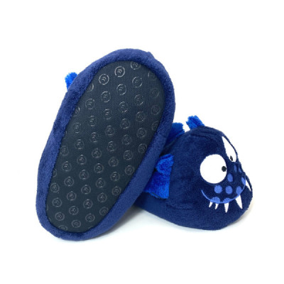 Isotoner zapatilla peluche niño monstruo azul Iso67251