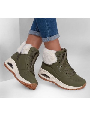 Bota Skechers chica Uno Rugged Fall Air 167274 Verde