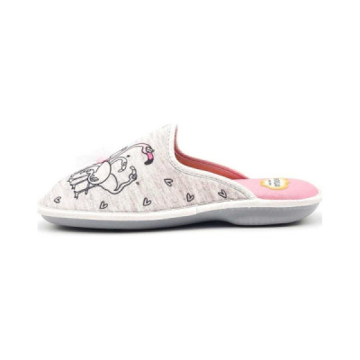 Biorelax zapatilla casa acolchada mujer verano gris Bio4344 Biorelax zapatilla casa acolchada mujer verano gris Bio4344