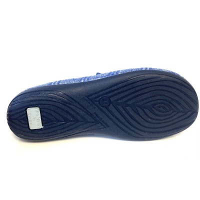 Zapatilla cerrada verano Biorelax hombre con plantilla extraíble cuadros 13763 Zapatilla cerrada verano Biorelax hombre con plantilla extraíble cuadros 13763