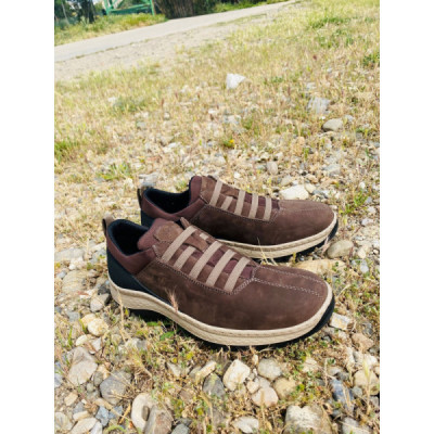 Notton deportiva piel nobuk elásticos hombre - N7004