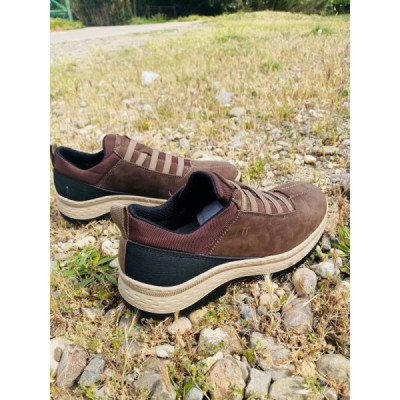 Notton deportiva piel nobuk elásticos hombre - N7004