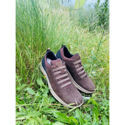 Notton deportiva piel nobuk elásticos hombre - N7004