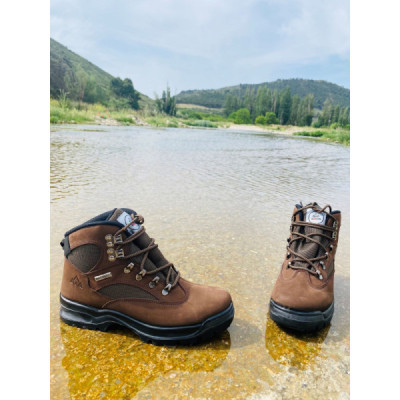 Notton Bota de montaña impermeable marrón - N791