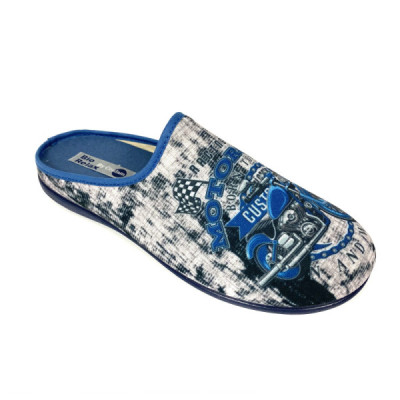Biorelax zapatilla de casa plantilla extraíble chico moto marino Bio13786