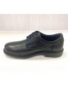 Zapato ancho especial hombre Notton cordón negro N0104