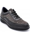 Notton rebajas zapato deportivo mujer en gris brillantes N2554
