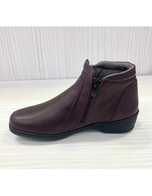 Bota ancho especial Notton para mujer dos cremalleras - N0461