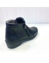 Bota ancho especial Notton para mujer dos cremalleras - N0461