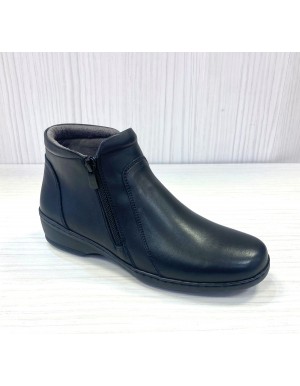 Bota ancho especial Notton para mujer dos cremalleras - N0461