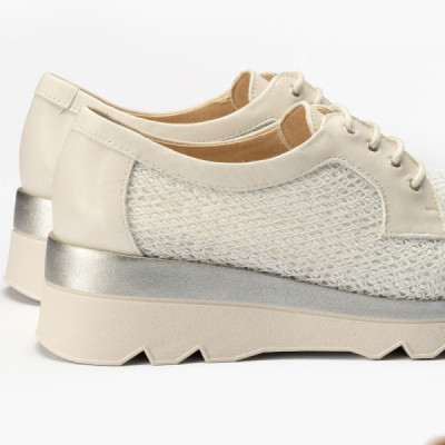 Pitillos zapato cordones ingles primavera rafia Durian - P5112