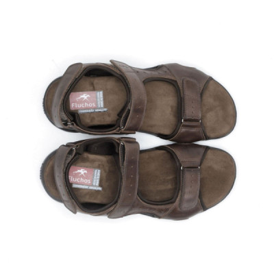 Sandalia abierta de Fluchos en piel para hombre Dozer - F1201