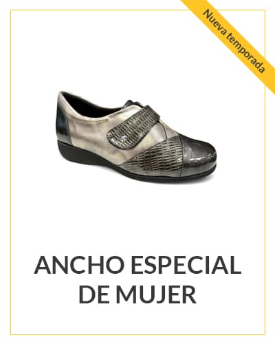 Calzado de Ancho Especial para Mujer